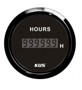 Cuenta horas de motor digital KUS negro